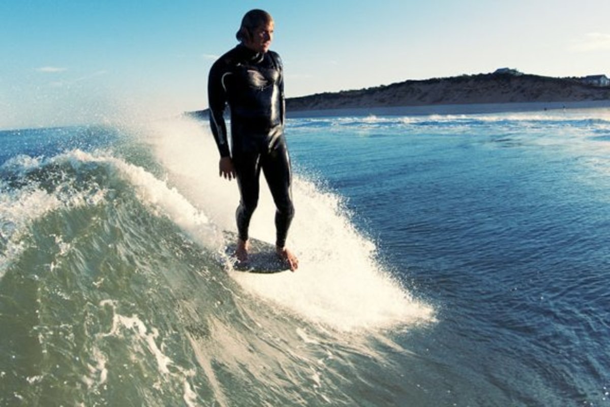 Unquestionable style whilst surfing his home break. Unquestionable style whilst surfing his home break.