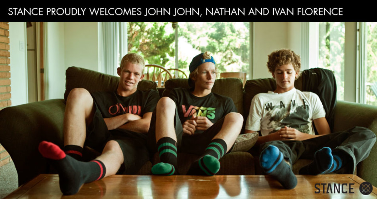 Stance Proudly John John, Nathan and Ivan Florence