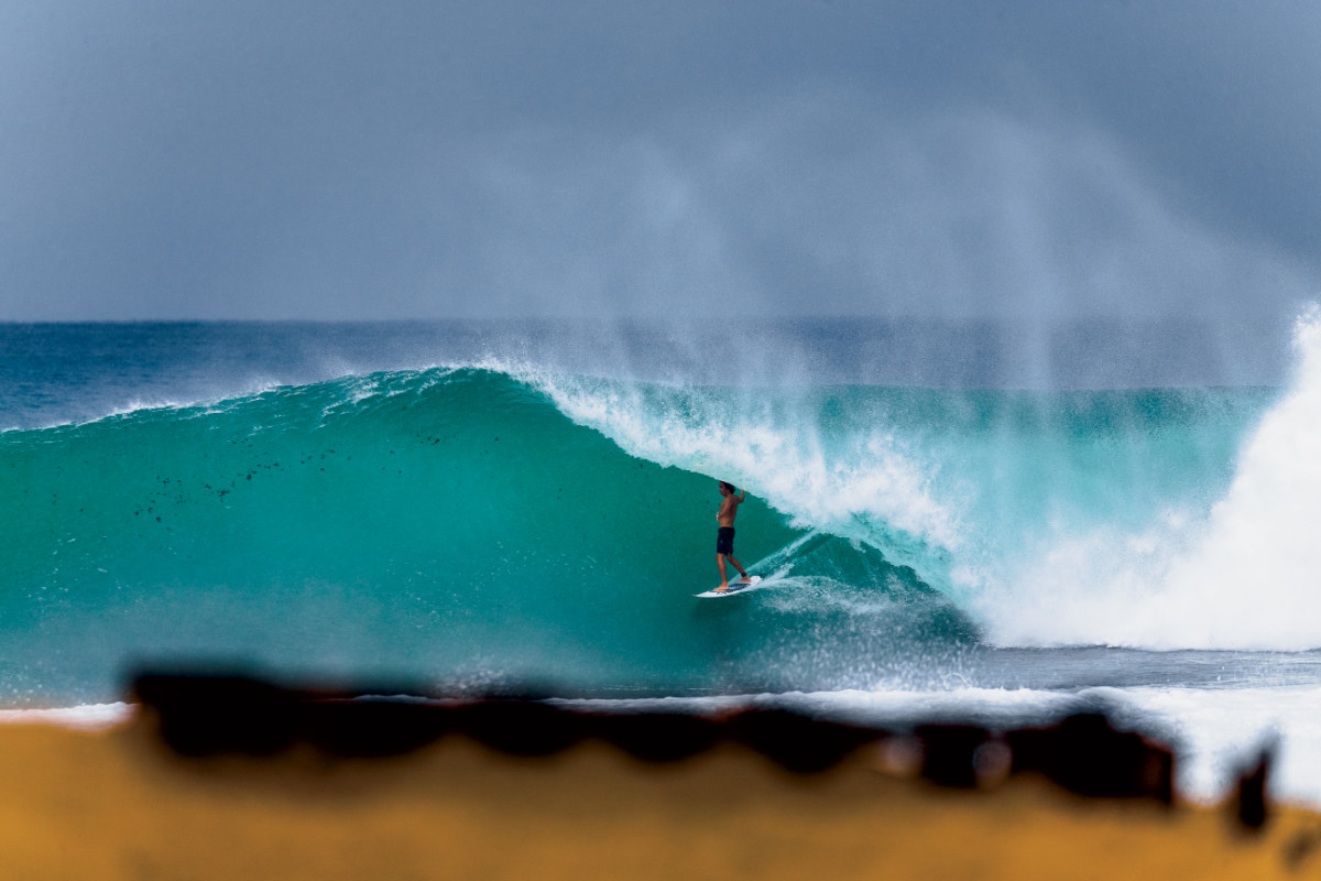 Puerto Rican up-and-comer Mauro Diaz, making good use of the island’s natural resources. Photo: Chachi