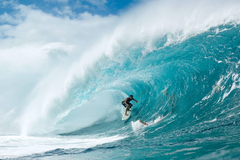Steep and Deep Pipeline Photo Challenge - Surfer