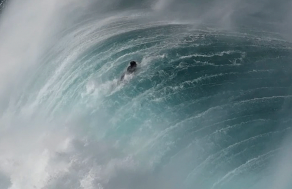 Kai Lenny Busts a Flip Surfing Ginormous Jaws, Gets Sucked Over