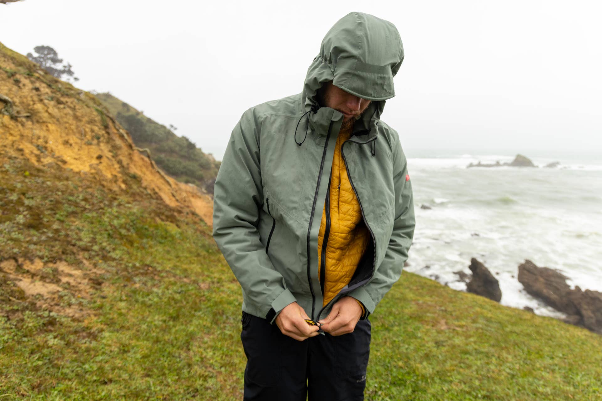 The Florence eVent 3-Layer Waterproof Shell Rain Jacket - Surfer