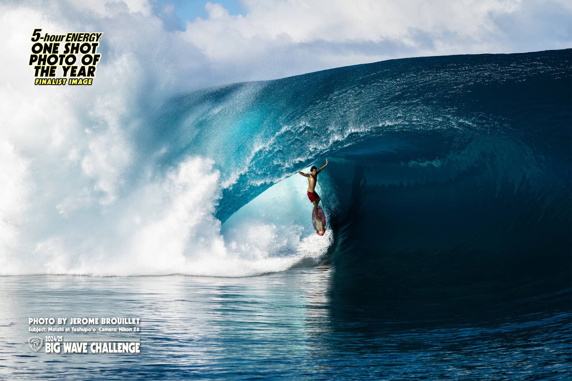 One of the Best Teahupo'o Waves Ever Is Up For Photo of the Year