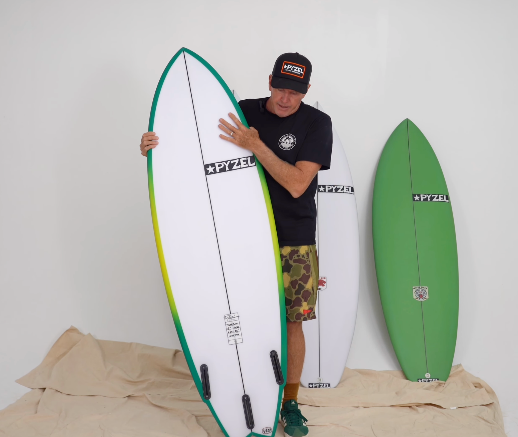 Jon Pyzel Details John John Florence's Favorite Surfboards - Surfer
