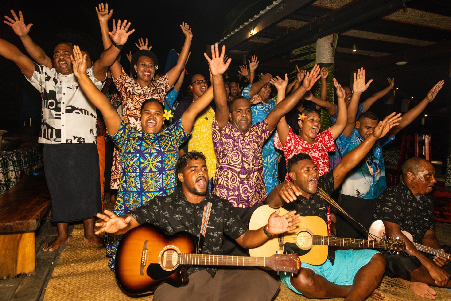Fijian welcome ceremony