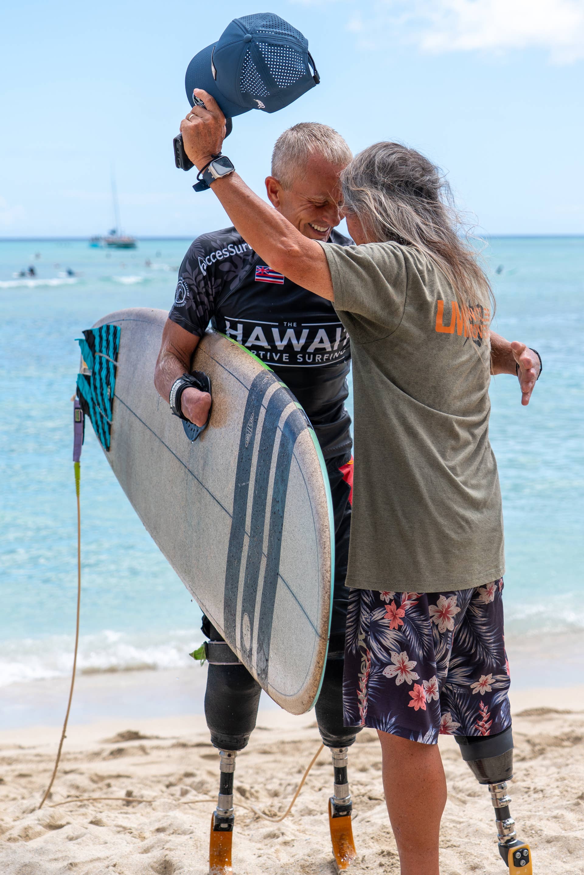 2026 Hawai'i Adaptive Surfing Championships in Waikiki - Surfer
