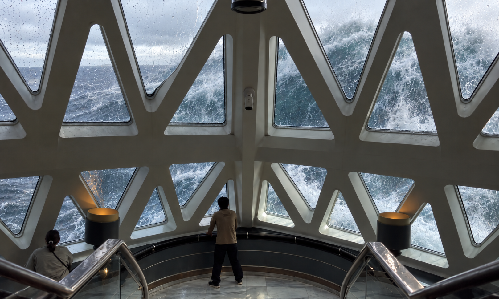 Watch: 40ft Waves Hammer Cruise Ship in the Drake Passage - Surfer