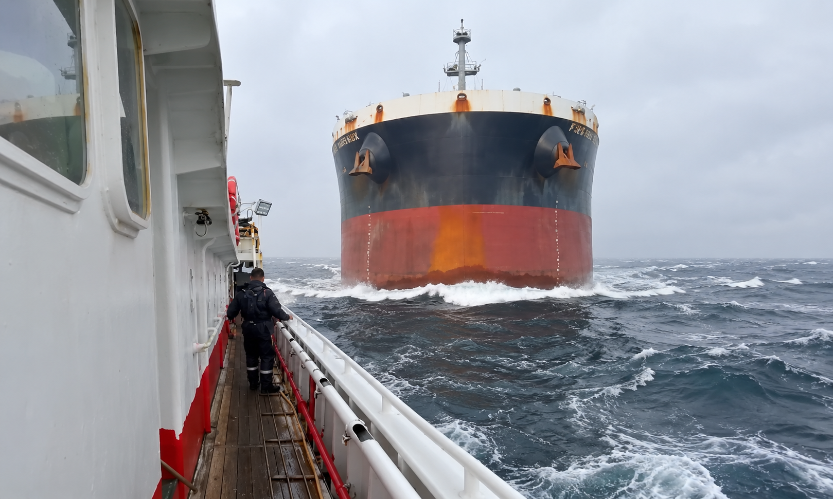 82,000-Ton Cargo Ship Slams Into Fishing Boat in Terrifying Collision (Video)