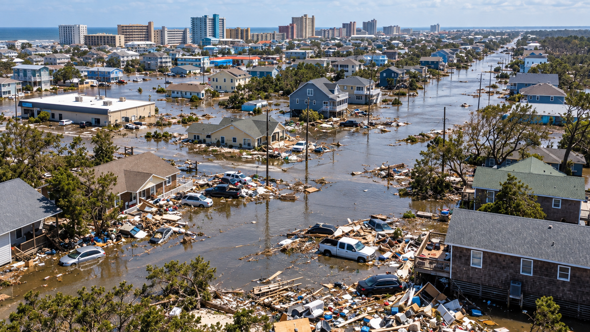 Nor’easter Pummels Outer Banks With 18-Foot Waves and Road-Eating Floods (Video)