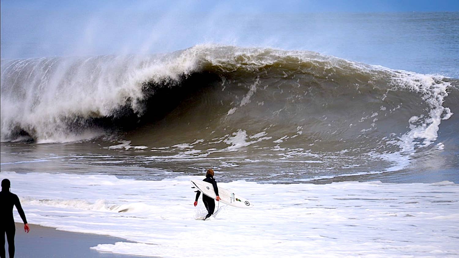 Historic 15-Foot Nor'easter Brings Epic Surf to New Jersey - Surfer