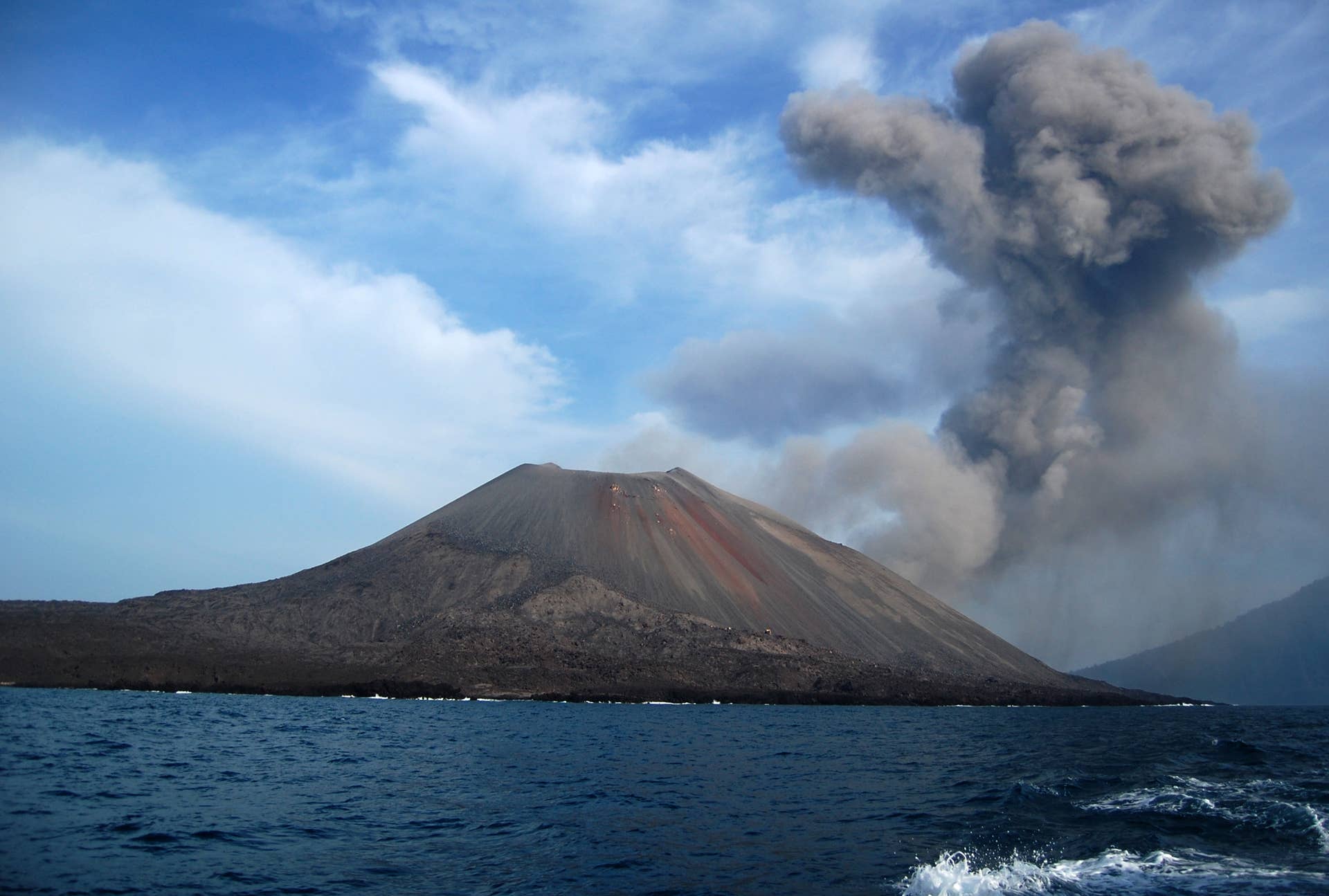 Indonesia Volcano Creates Two New Islands. But Are There Waves?