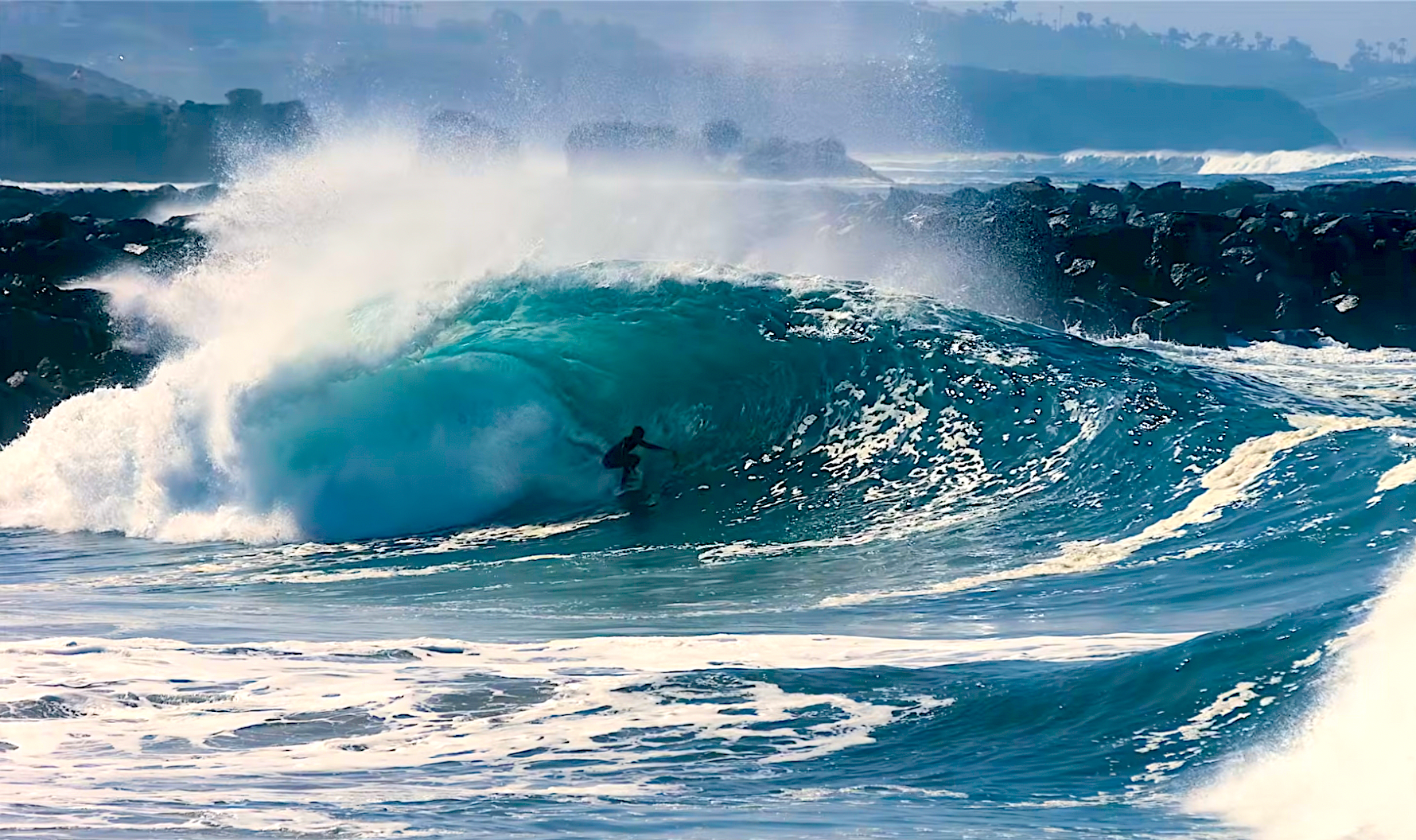 Kao Rothman Koa Rothman Surfs 20ft Wedge in Historic California Swell (Video) - Surfer