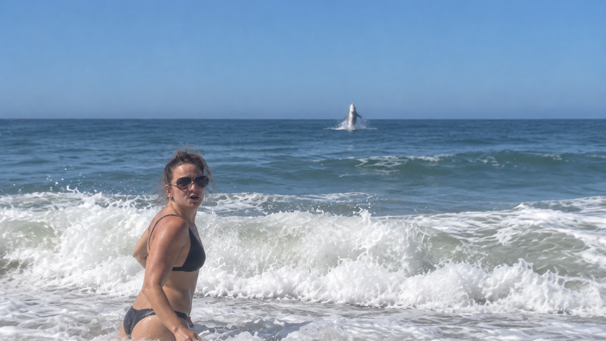 Great White Shark Photobombs Woman in Peak ‘Sharktober’ Off California (Video)