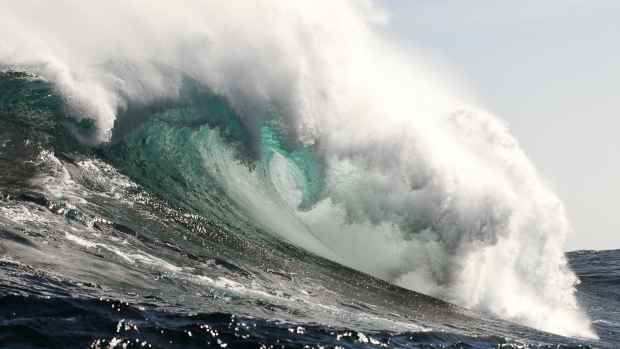Big Wave spot Dungeons in South Africa