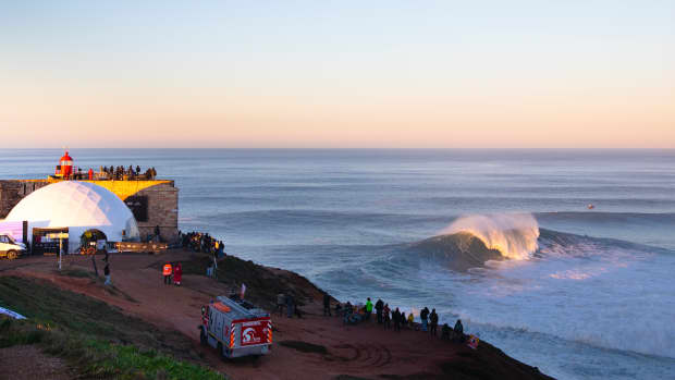 50 Foot Waves Projected for Nazaré Big Wave Challenge on Monday