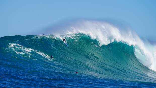 Grant has always been a standout at Dungeons from the outset. This culminated with his win in the 2008 Red Bull Big Wave Africa before going on to win numerous other events, world titles and Big Wave Awards. Right place, right time, and super-calculated doesn't make it any less gnarly taking the drop at Dungeons.
