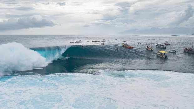 Teahupo'o, Tahiti: surfing's venue for the Paris 2024 Olympics.