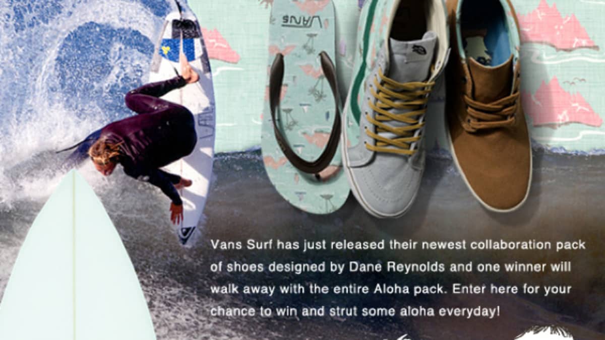 Thalia Surf Shop and Vans Announce The Dane Reynolds Surfboard And