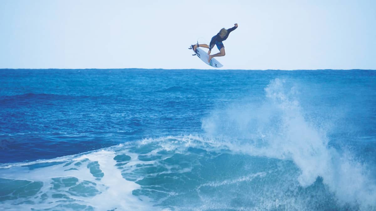 John John Florence s Massive Backdoor Alley Oop Surfer