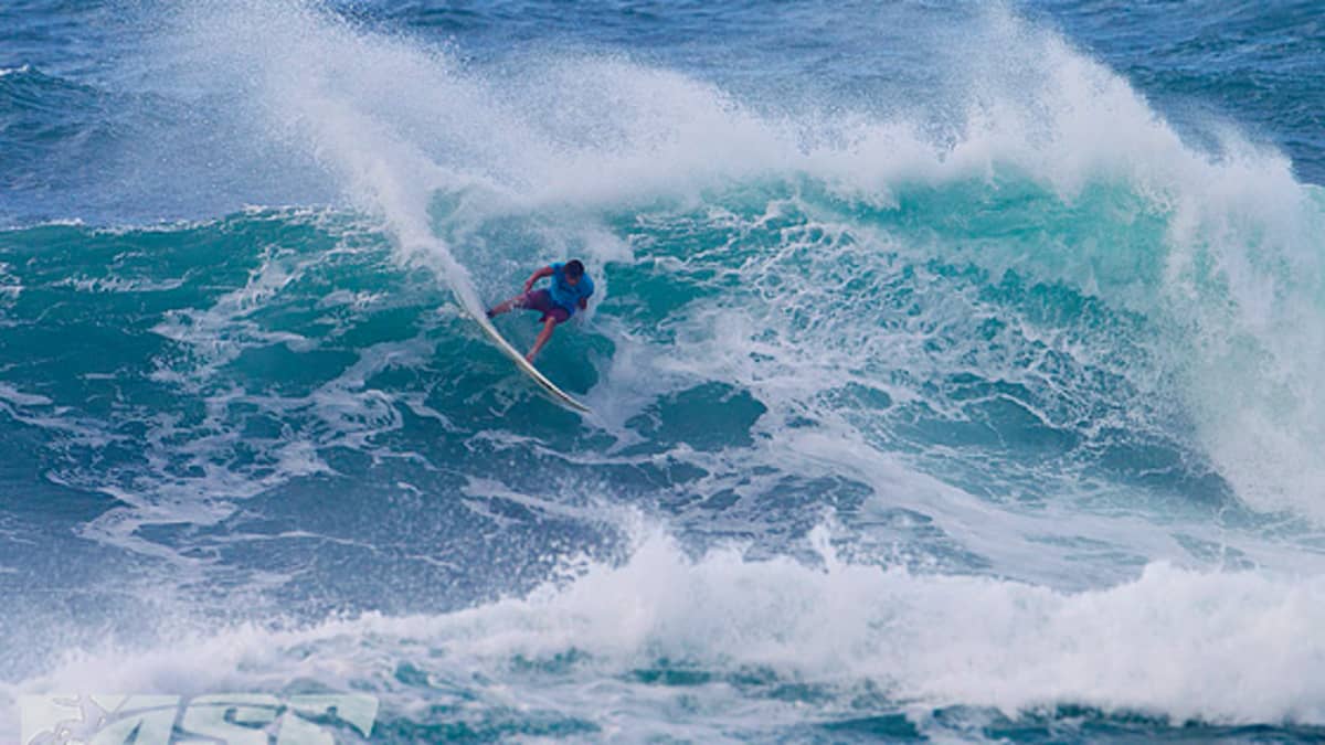 Reynolds On Point Outrageous at Vans World Cup Surfer