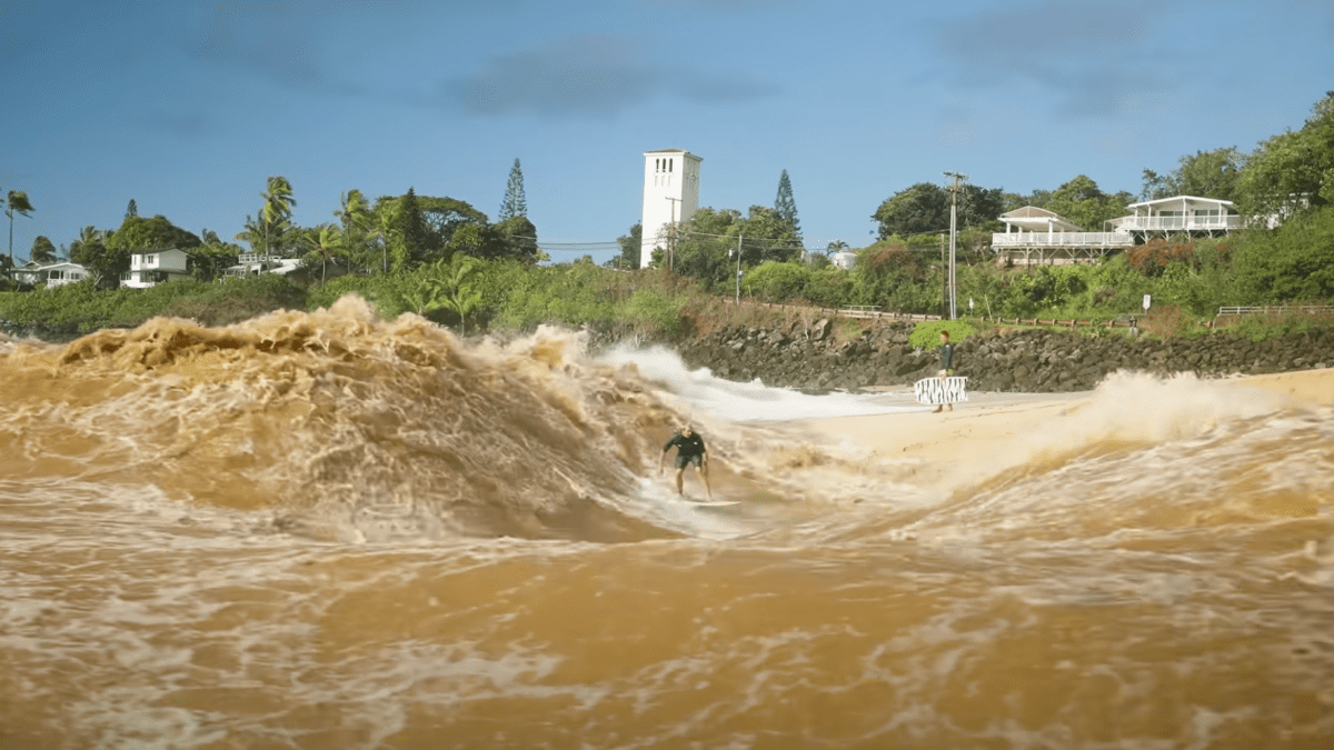 Waimea clearance river surfing