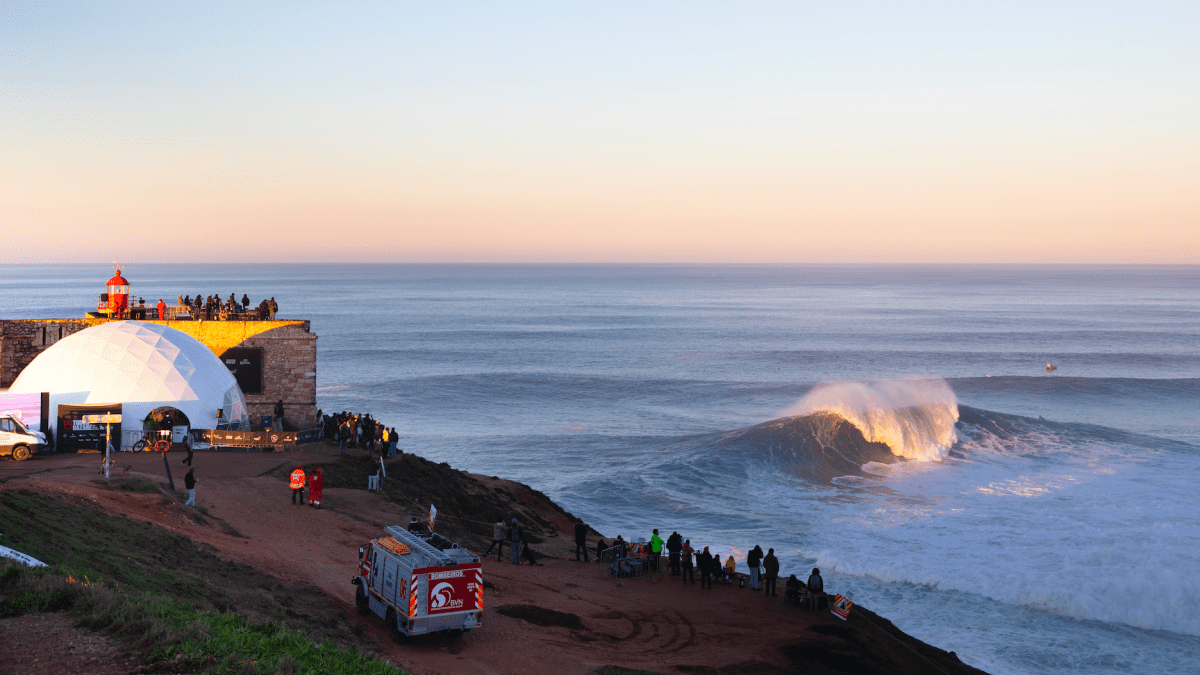 50 Foot Waves Incoming for Nazar Big Wave Tow Surfing Challenge