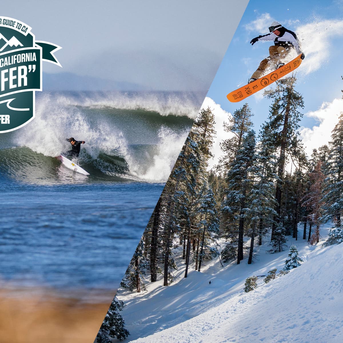 How to San Clemente and Snowboard Bear Mountain in the Same Day