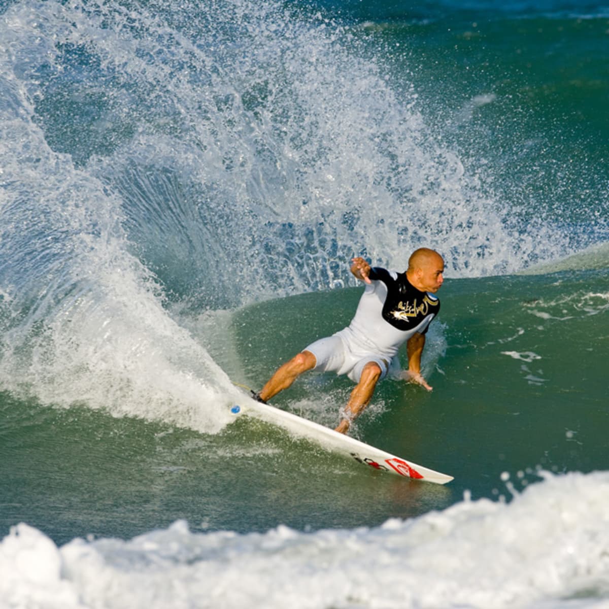 Kelly Slater of Cocoa Beach, Florida most famous surfer in the world