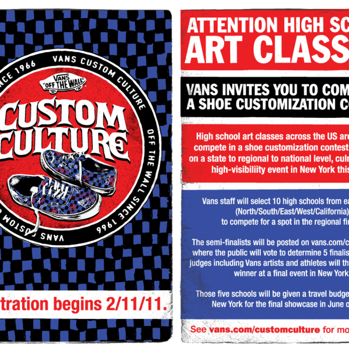 Vans custom culture registration online