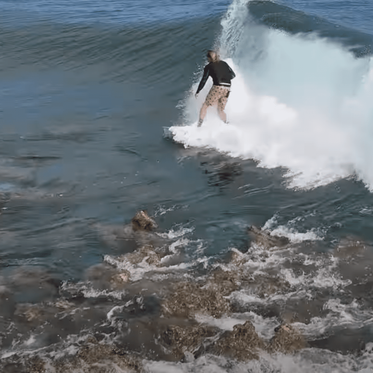 Video Ben Gravy Surfs Perfect Wave On Dangerously Sharp Reef