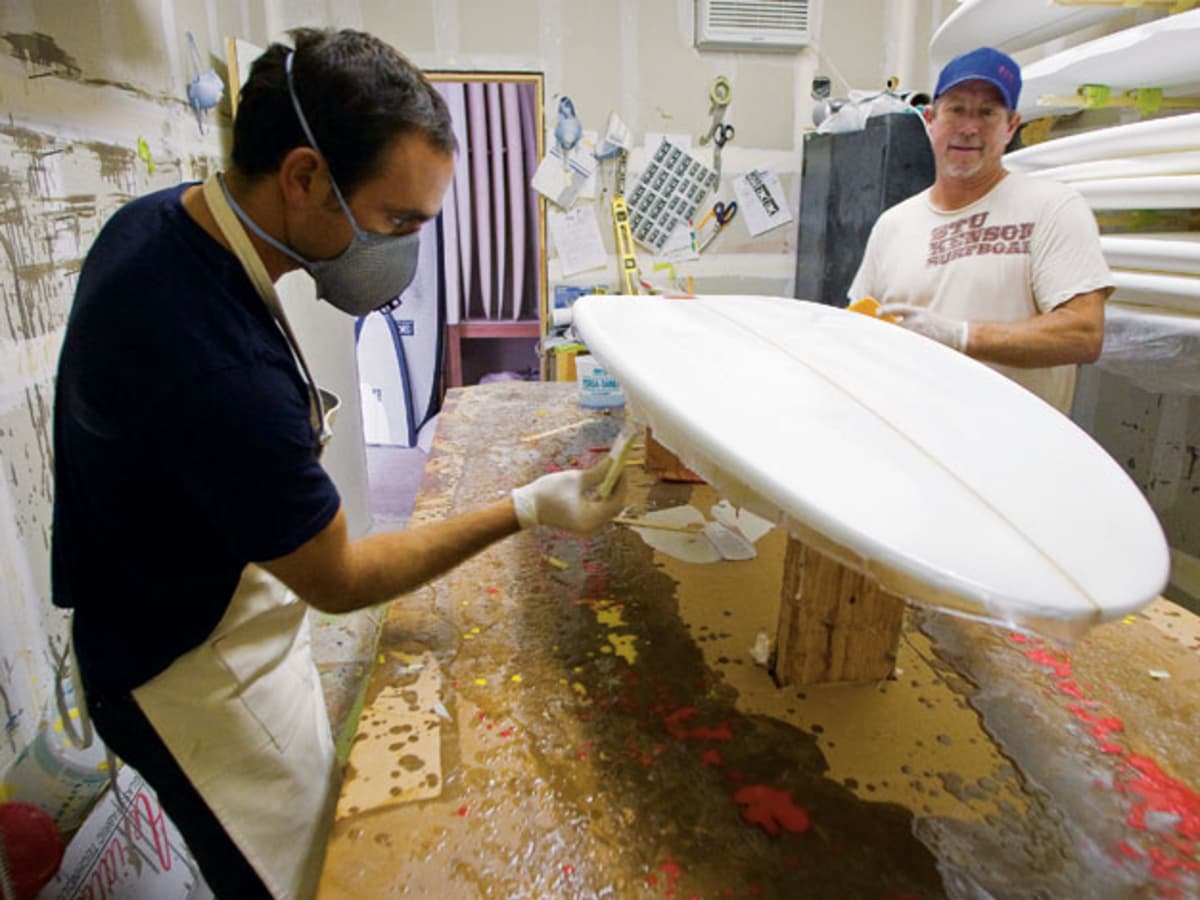 surfboard glassing near me