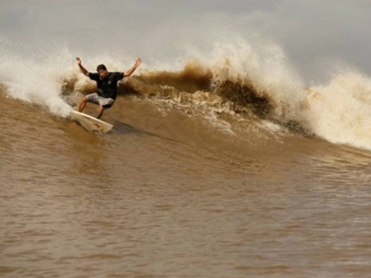 Amazon top river surfing