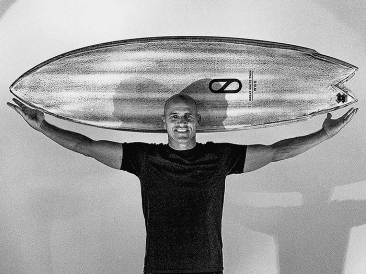 Kelly slater 2024 twin fin pipe