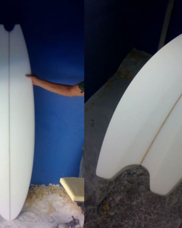 A Look at Kelly Slater's New Board Surfer