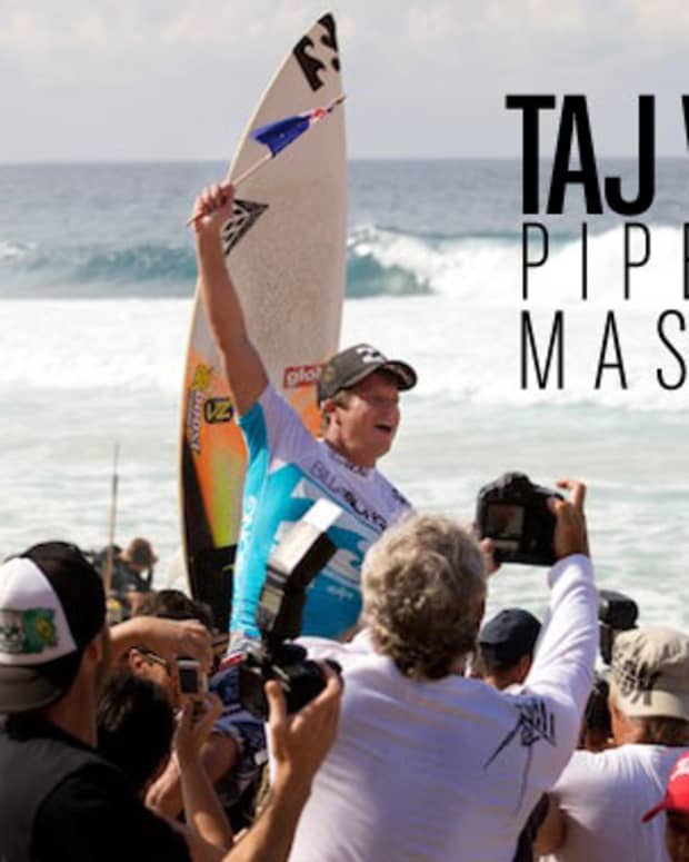 Taj Burrow Wins Billabong Pipeline Masters Surfer