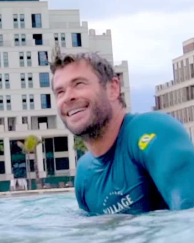 Pro-surfer-turned-DJ Fisher posts tribute to Chris Hemsworth for star's  40th birthday one year after confessing to fantasies involving Thor and UFC  champ Conor McGregor - BeachGrit