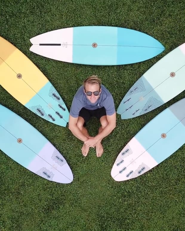 Choosing store a surfboard