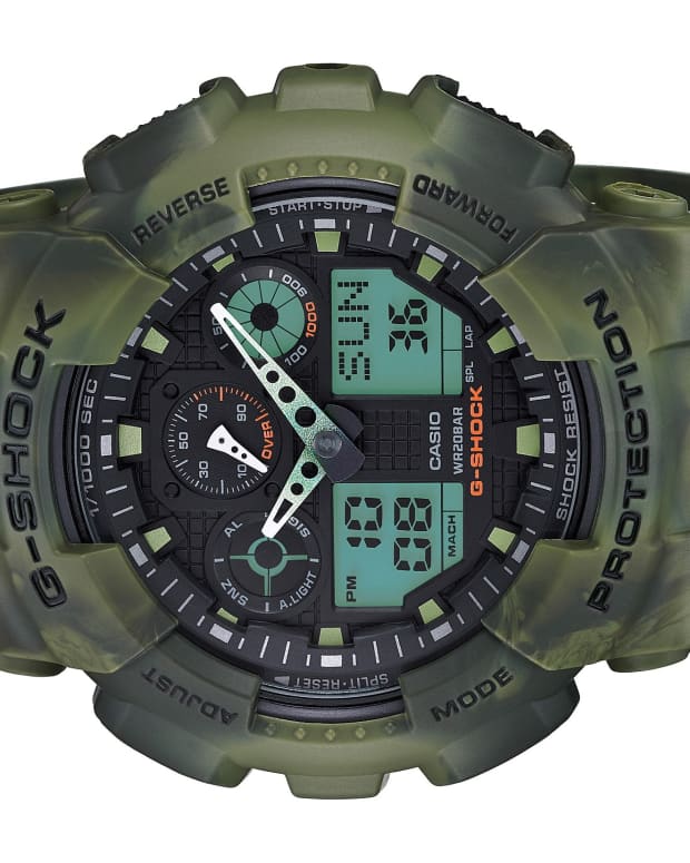 G shock online ga 100 green