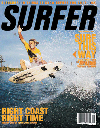 2001年SURFER OF THE YEAR 盾