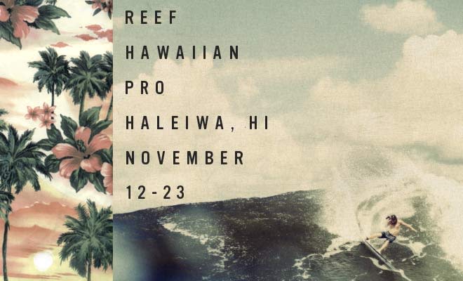 サーフィン ポスター reef HAWAIIAN PRO 2008 Official 2008 Reef Hawaii Pro Surfing North Shore Contest 2