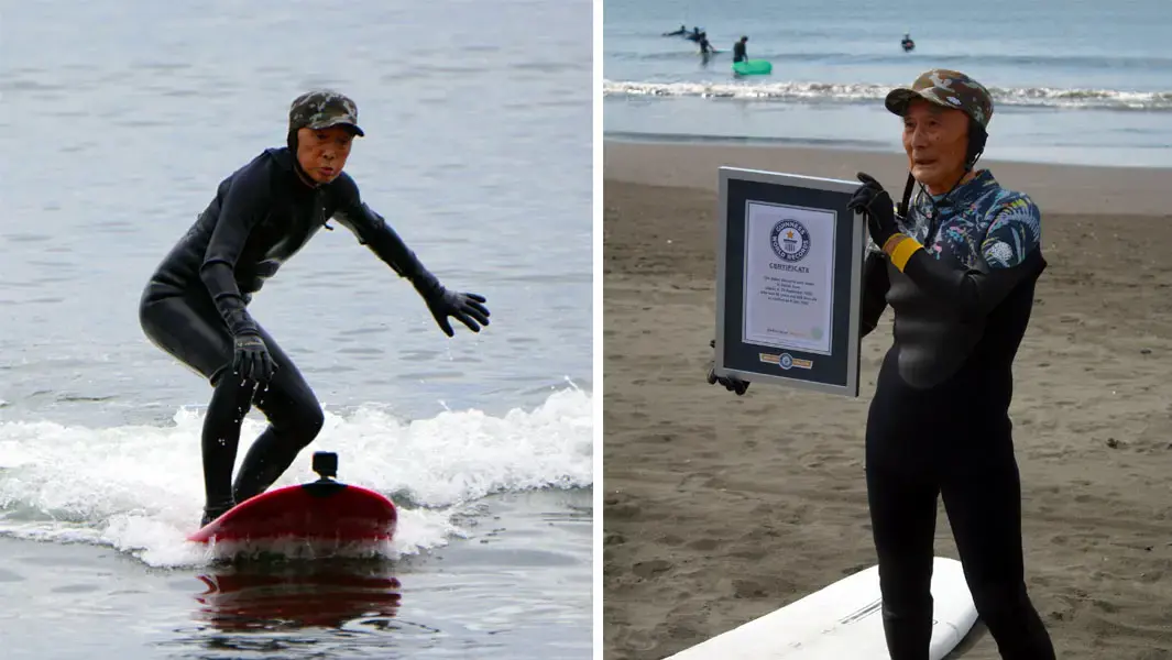89-Year-Old Man Crowned ‘World’s Oldest Surfer’