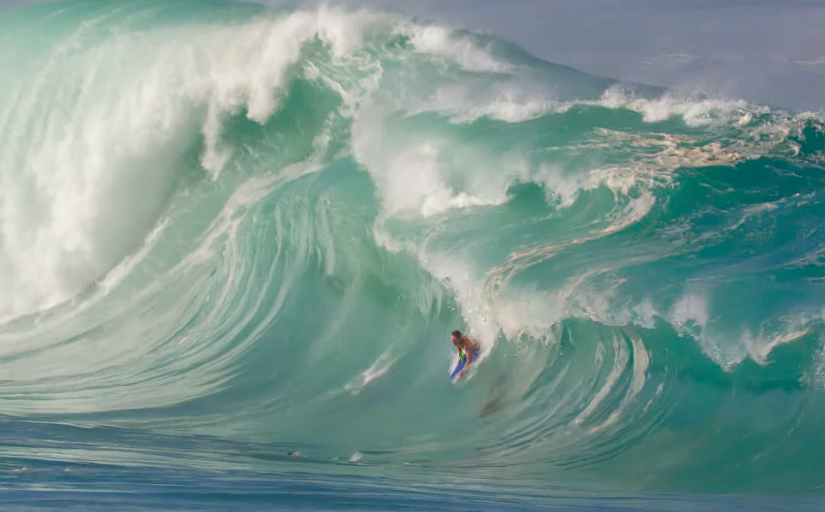 Watch: Bodyboarders Charge Mutant Waimea Bay Shorebreak - Surfer