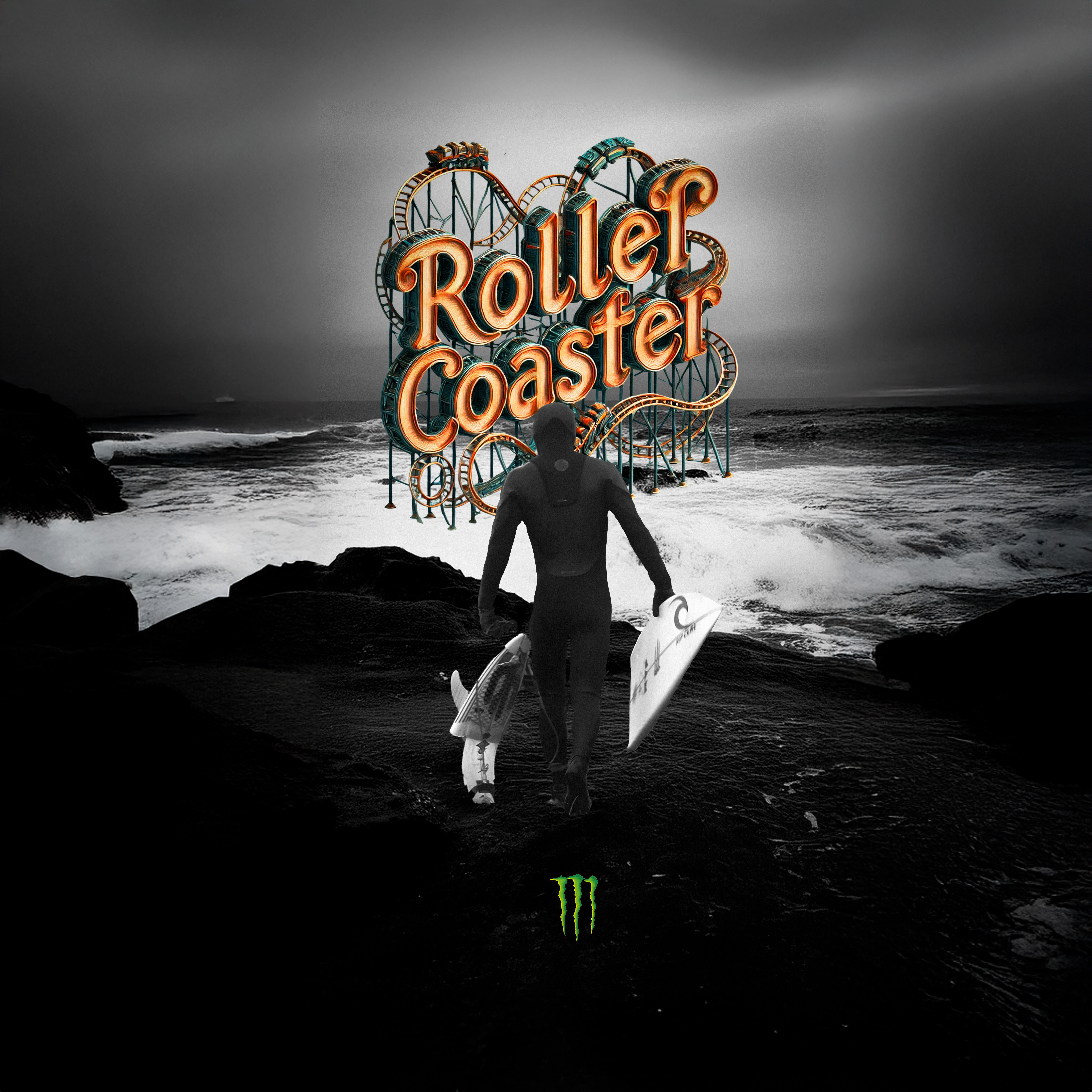 Roller Coaster and Big Winter Surf, Ireland 2024
