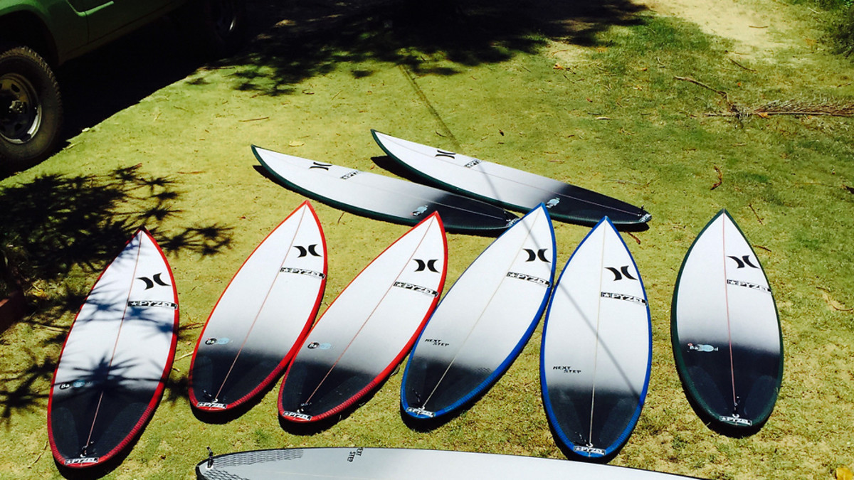 John John Florence's Tahiti Surfboards - Surfer