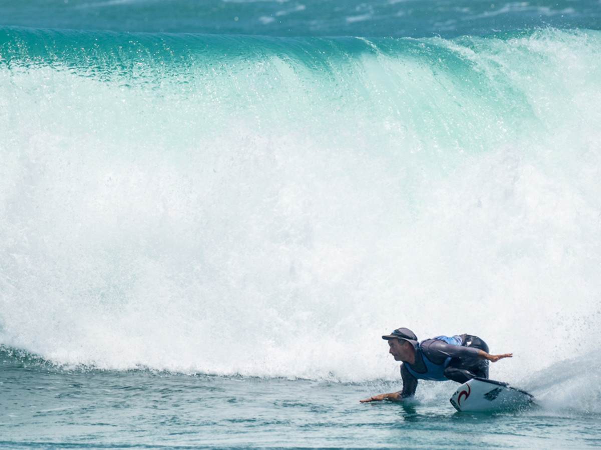 Ocean Pacific サーフィンアート Tom Curren Tom Curren, surfing on