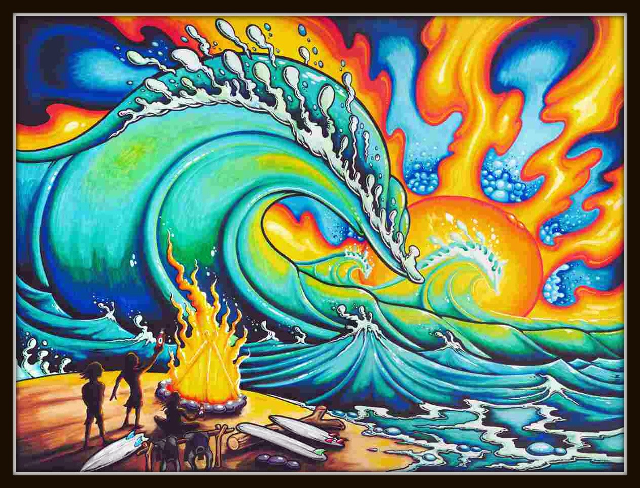 Lost surfboard art discount