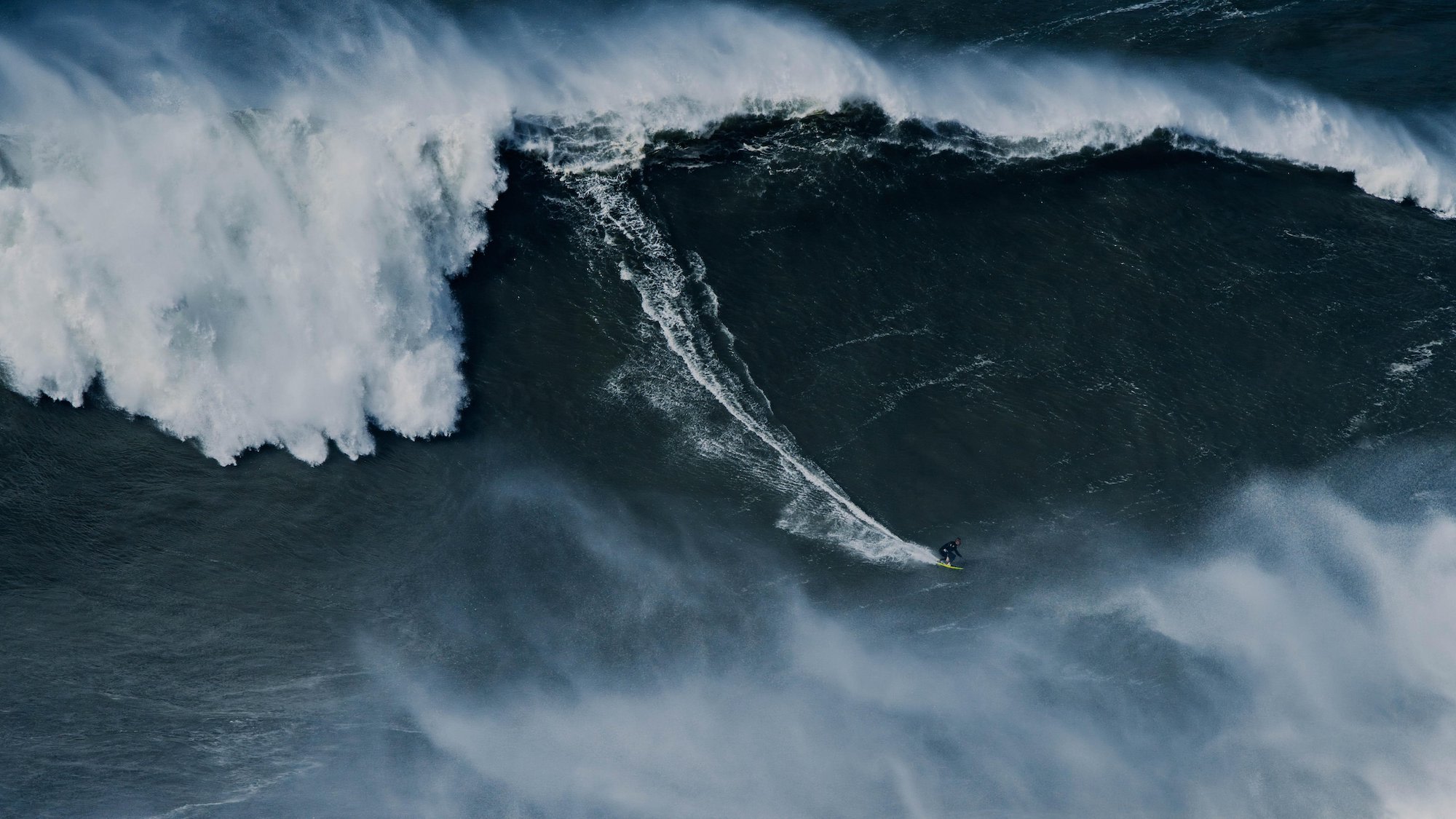 Largest wave surfed top