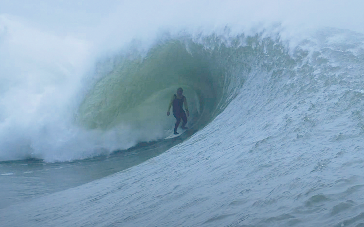 Nic Von Rupp Surfs Super Secret, Super Scary Slab in Portugal (Video)