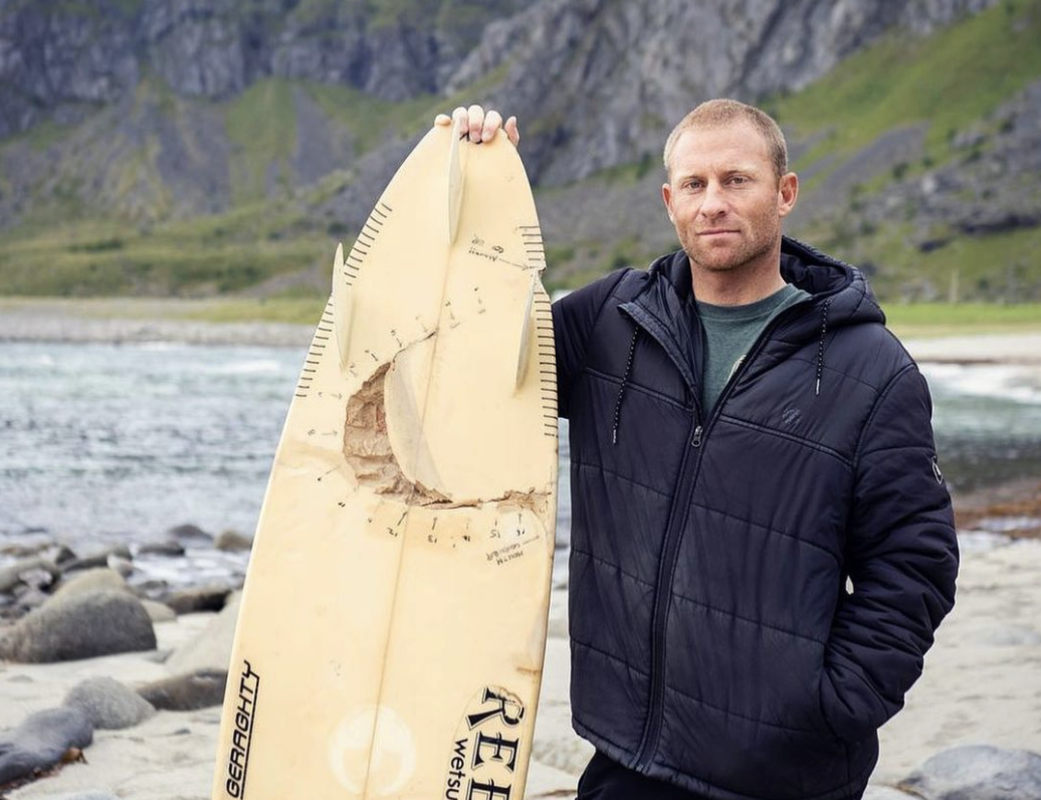 Surf Coach Recounts Surviving Not One, But Two, Great White Shark
Attacks (Video)