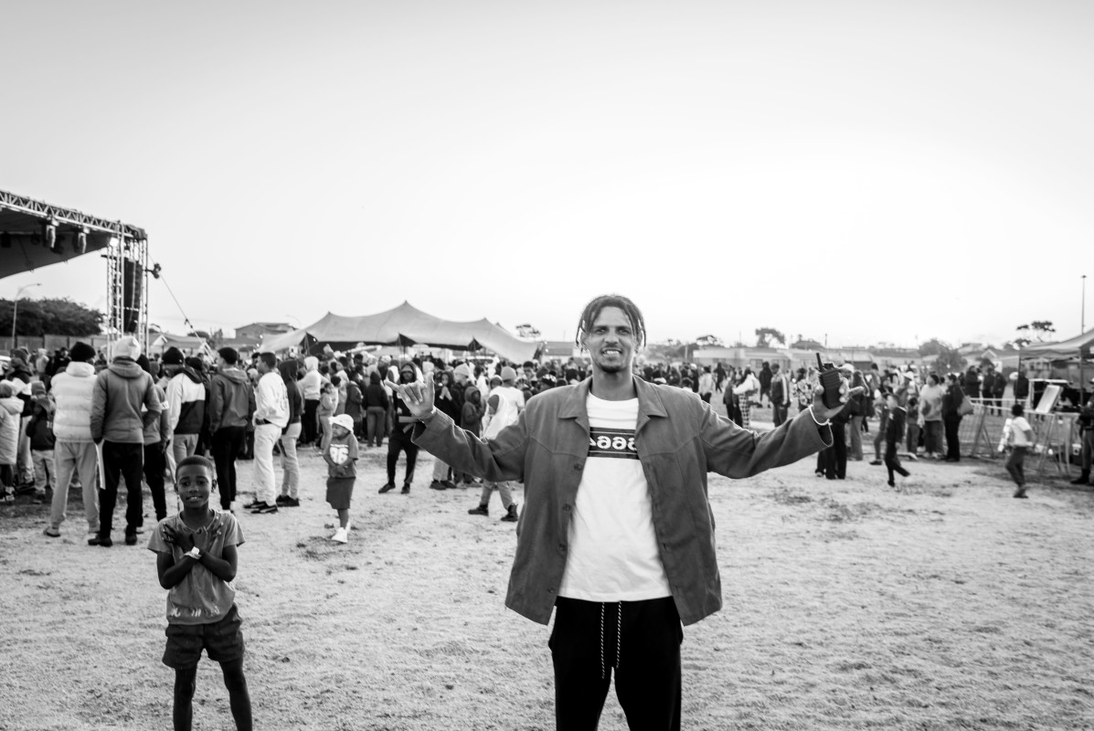 Joshe faulkner at community lunch